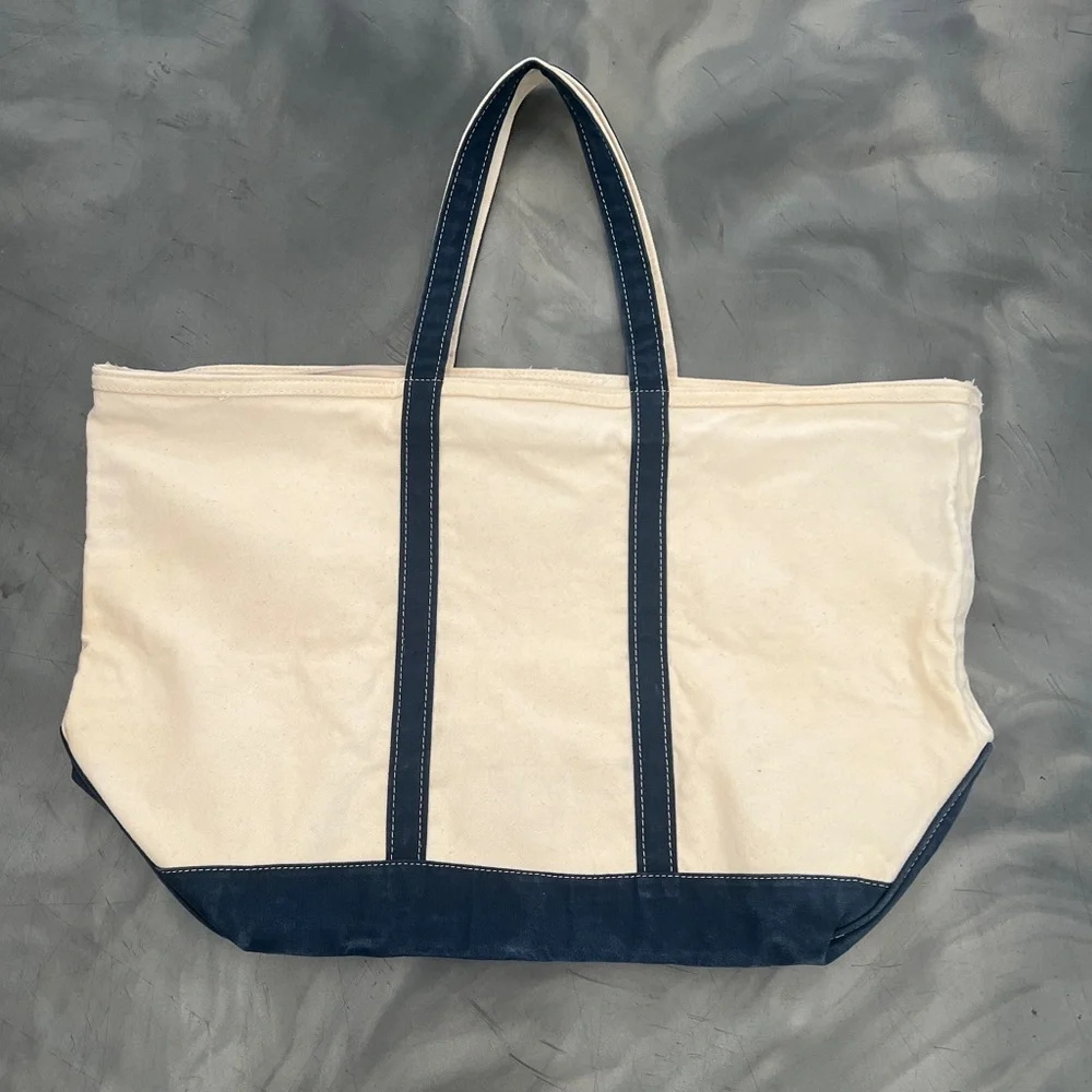 Vintage Boat Tote Bag, Large Tote - Picture 1 of 4
